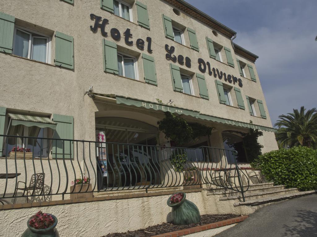Hotel Les Oliviers Fayence Exterior foto